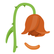 Emoji 🥀 Fiore Appassito su Facebook 2.1.