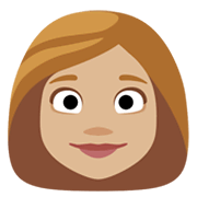 Emoji 👩🏼 Donna: Carnagione Abbastanza Chiara su Facebook 2.1.