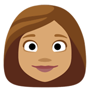 👩🏽 Emoji Mujer: Tono De Piel Medio en Facebook 2.1.