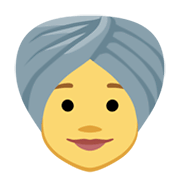 Emoji 👳‍♀️ Donna Con Turbante su Facebook 2.1.