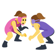 🤼‍♀️ Emoji Mujeres Luchando en Facebook 2.1.