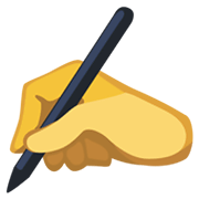 ✍️ Emoji Escrevendo à Mão na Facebook 2.1.