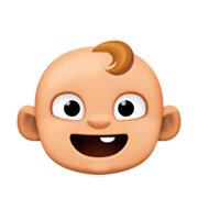 👶🏼 Emoji Bebé: Tono De Piel Claro Medio en Facebook 3.0.