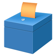 Emoji 🗳️ Urna Elettorale Con Scheda su Facebook 3.0.