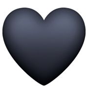 🖤 Emoji schwarzes Herz Facebook 3.0.