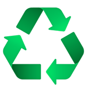 Émoji ♻️ Symbole Recyclage sur Facebook 3.0.