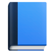 📘 Emoji blaues Buch Facebook 3.0.