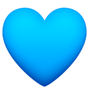 💙 Emoji blaues Herz Facebook 3.0.