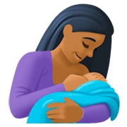 🤱🏾 Emoji Lactancia Materna: Tono De Piel Oscuro Medio en Facebook 3.0.