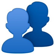 Emoji 👥 Profilo Di Due Persone su Facebook 3.0.