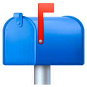 📫 Emoji geschlossener Briefkasten mit Post Facebook 3.0.