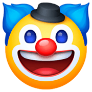 Émoji 🤡 Visage De Clown sur Facebook 3.0.