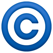 Emoji ©️ Copyright su Facebook 3.0.
