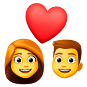 Emoji 💑 Coppia Con Cuore su Facebook 3.0.