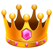 Emoji 👑 Corona su Facebook 3.0.