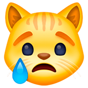 Emoji 😿 Gatto Che Piange su Facebook 3.0.