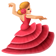 💃🏼 Emoji Mujer Bailando: Tono De Piel Claro Medio en Facebook 3.0.