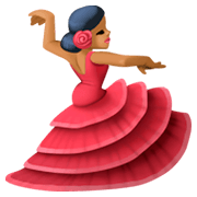 💃🏾 Emoji Mujer Bailando: Tono De Piel Oscuro Medio en Facebook 3.0.