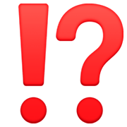 Emoji ⁉️ Punto Esclamativo E Interrogativo su Facebook 3.0.