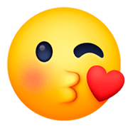 😘 Emoji Cara Lanzando Un Beso en Facebook 3.0.