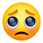 Emoji 🥺 Faccina Sull’orlo Delle Lacrime su Facebook 3.0.