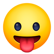 Emoji 😛 Faccina Che Mostra La Lingua su Facebook 3.0.