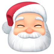🎅🏻 Emoji Weihnachtsmann: helle Hautfarbe Facebook 3.0.