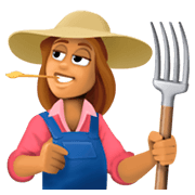 👩🏽‍🌾 Emoji Agricultora: Tono De Piel Medio en Facebook 3.0.