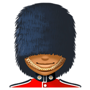 💂🏾‍♀️ Emoji Guardia Mujer: Tono De Piel Oscuro Medio en Facebook 3.0.