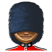 💂🏿‍♀️ Emoji Guardia Mujer: Tono De Piel Oscuro en Facebook 3.0.