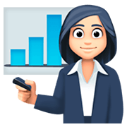 👩🏻‍💼 Emoji Oficinista Mujer: Tono De Piel Claro en Facebook 3.0.