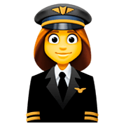 👩‍✈️ Emoji Piloto De Avião Mulher na Facebook 3.0.
