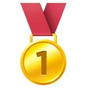 Émoji 🥇 Médaille D’or sur Facebook 3.0.