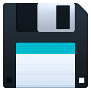 Emoji 💾 Floppy Disc su Facebook 3.0.