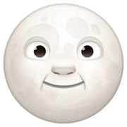 Emoji 🌝 Faccina Luna Piena su Facebook 3.0.