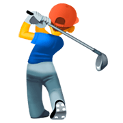 Emoji 🏌️ Persona Che Gioca A Golf su Facebook 3.0.