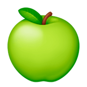 Emoji 🍏 Mela Verde su Facebook 3.0.