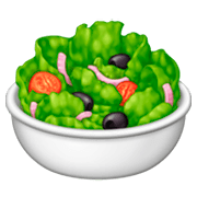Émoji 🥗 Salade Verte sur Facebook 3.0.