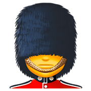 Emoji 💂 Guardia su Facebook 3.0.