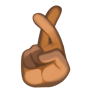 🤞🏿 Emoji Dedos Cruzados: Tono De Piel Oscuro en Facebook 3.0.