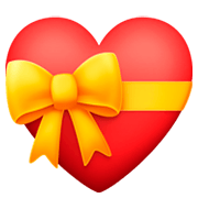 💝 Emoji Herz mit Schleife Facebook 3.0.