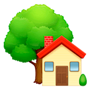 🏡 Emoji Haus mit Garten Facebook 3.0.