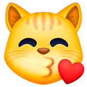 😽 Emoji küssende Katze Facebook 3.0.