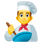 Émoji 👨‍🍳 Cuisinier sur Facebook 3.0.