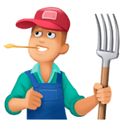👨🏼‍🌾 Emoji Agricultor: Tono De Piel Claro Medio en Facebook 3.0.