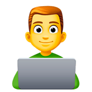 Emoji 👨‍💻 Tecnologo su Facebook 3.0.