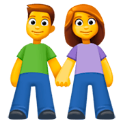 👫 Emoji Mann und Frau halten Hände Facebook 3.0.