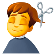 💇‍♂️ Emoji Mann beim Haareschneiden Facebook 3.0.