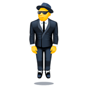 Emoji 🕴️ Uomo Con Completo Che Levita su Facebook 3.0.