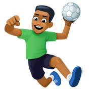 🤾🏾‍♂️ Emoji Handballspieler: mitteldunkle Hautfarbe Facebook 3.0.